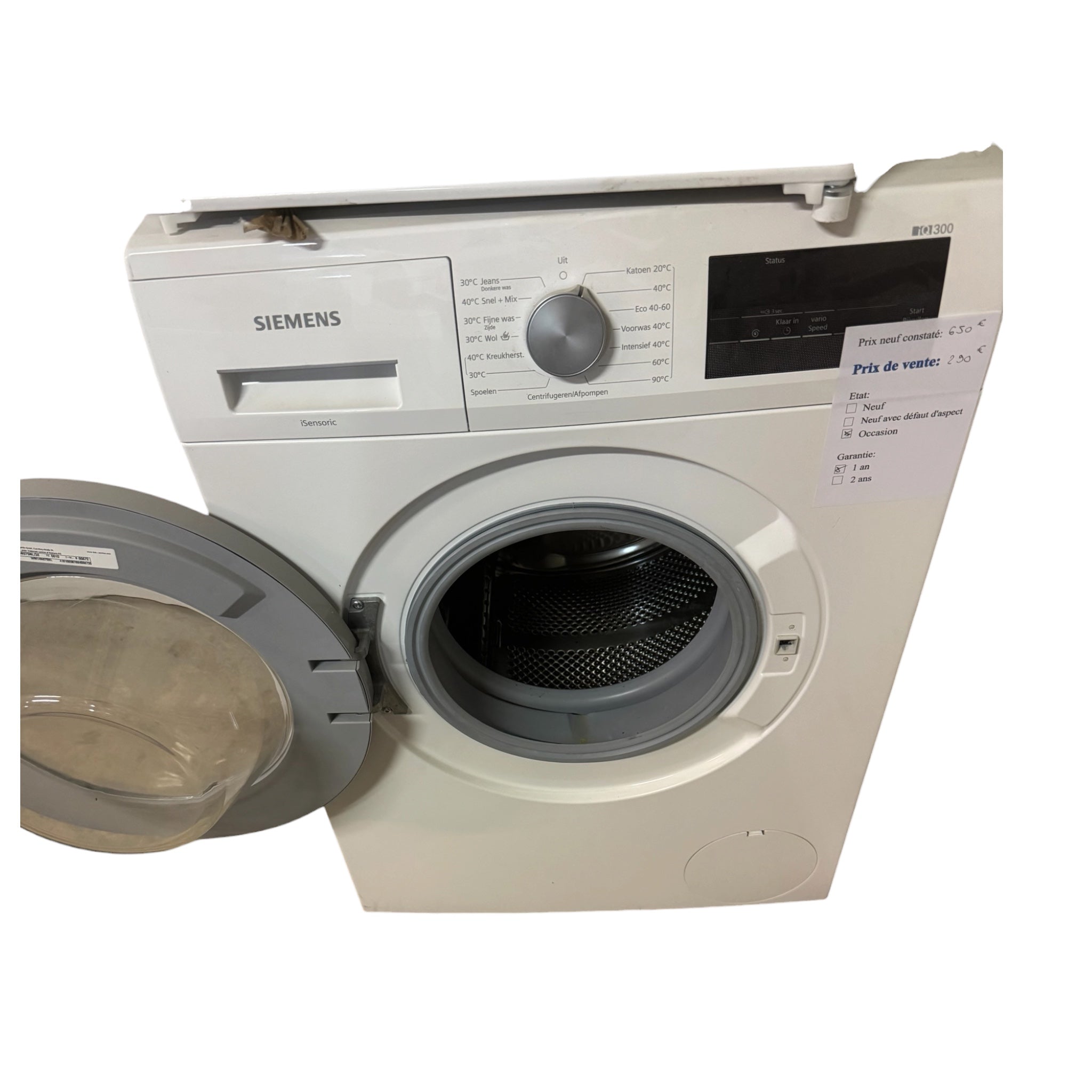 Lave linge Siemens WM14N075NL/38