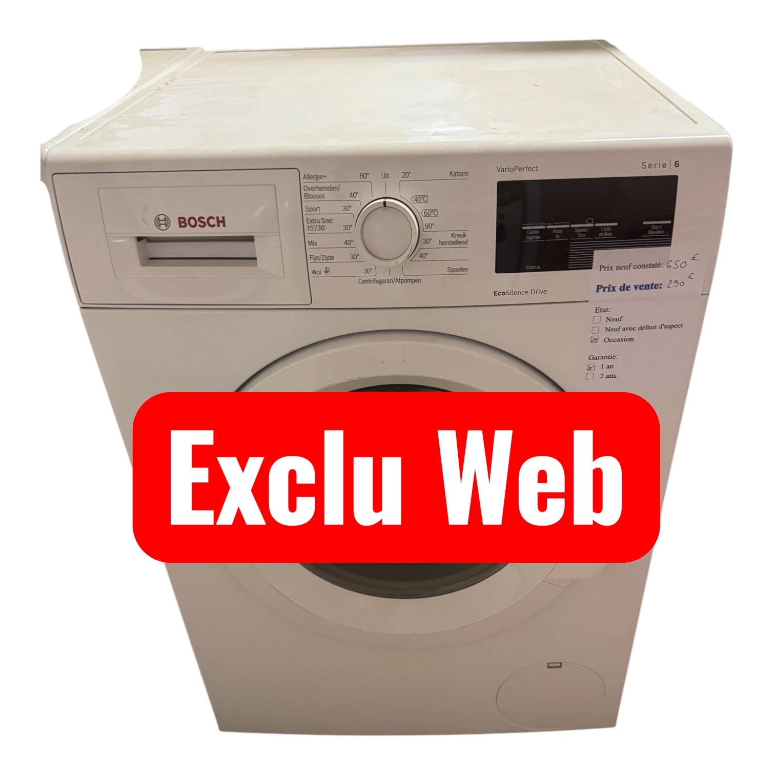 Lave linge bosch WNAT323471/09