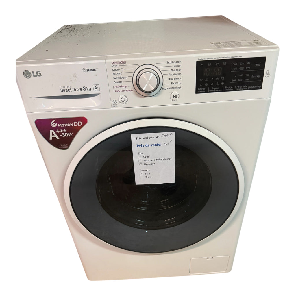 Lave linge LG F84J60WHS