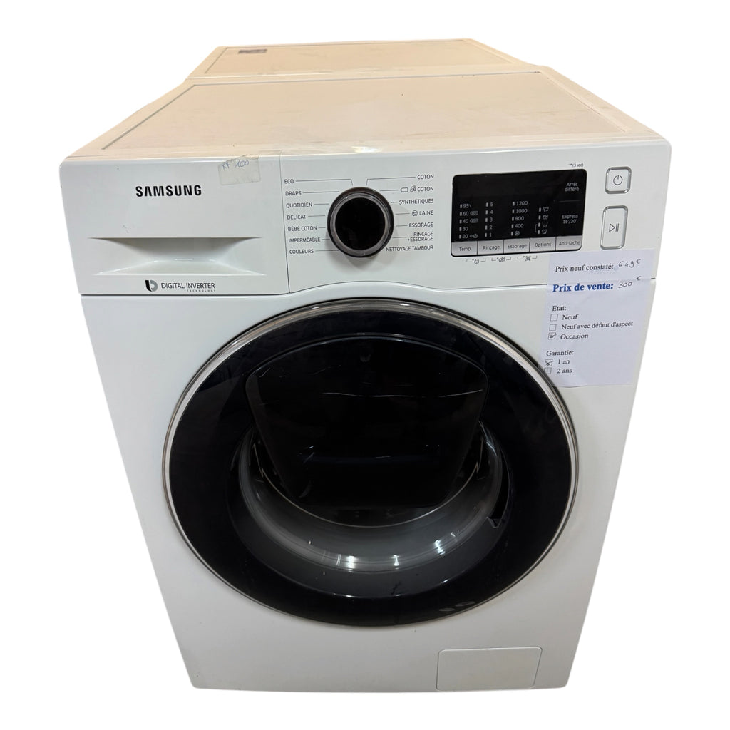 Lave linge Samsung 8kg WW8BK5210UW/EF