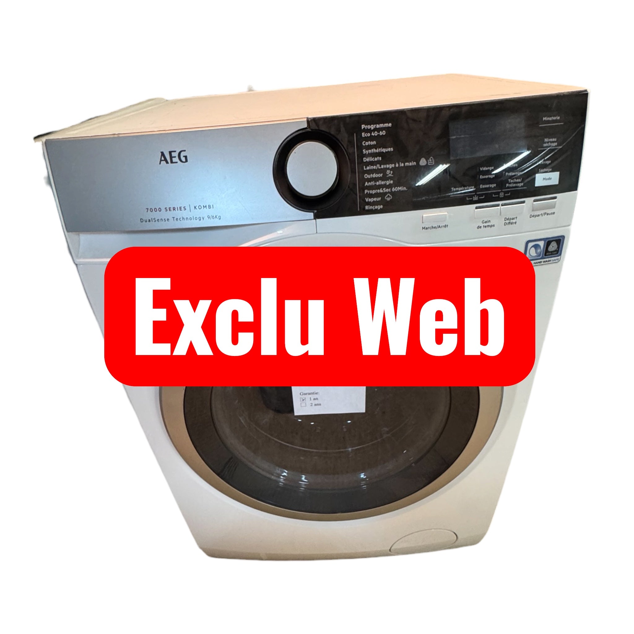 Lave linge séchant AEG 9/6kg L7WBB962E