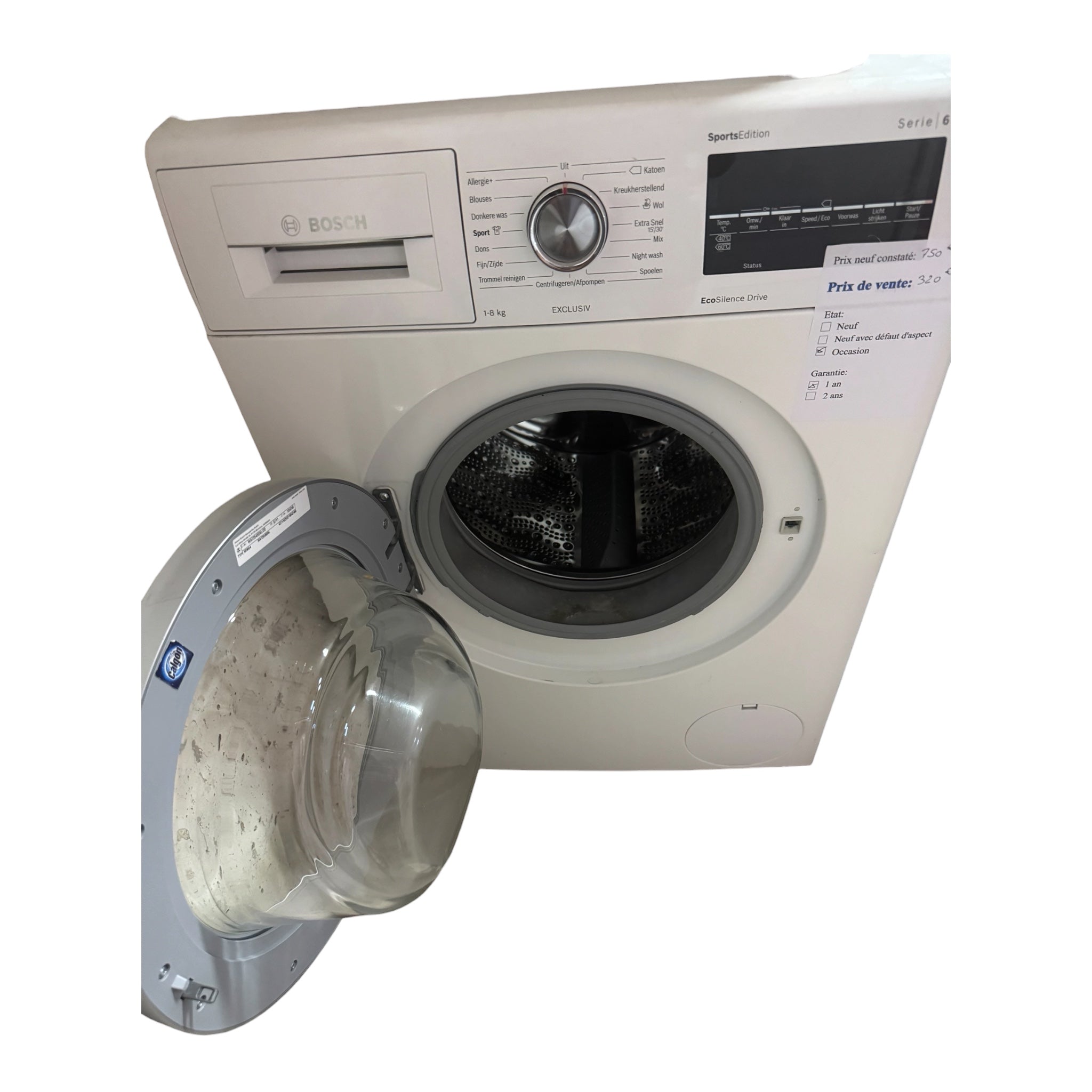 Lave linge Bosch 8kg WAT28490NL/20