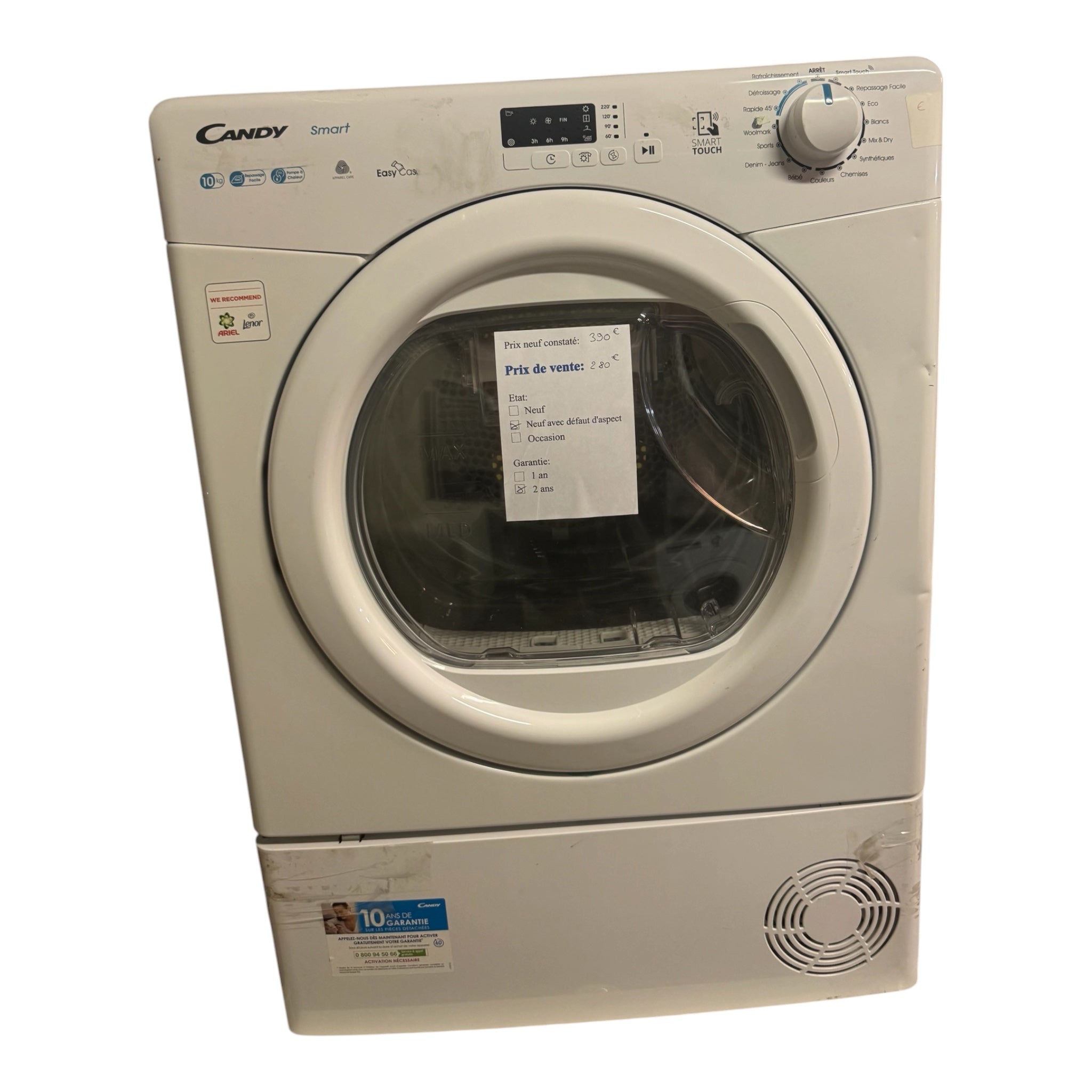 Sèche linge Candy 10kg CSE H10A1LE-47