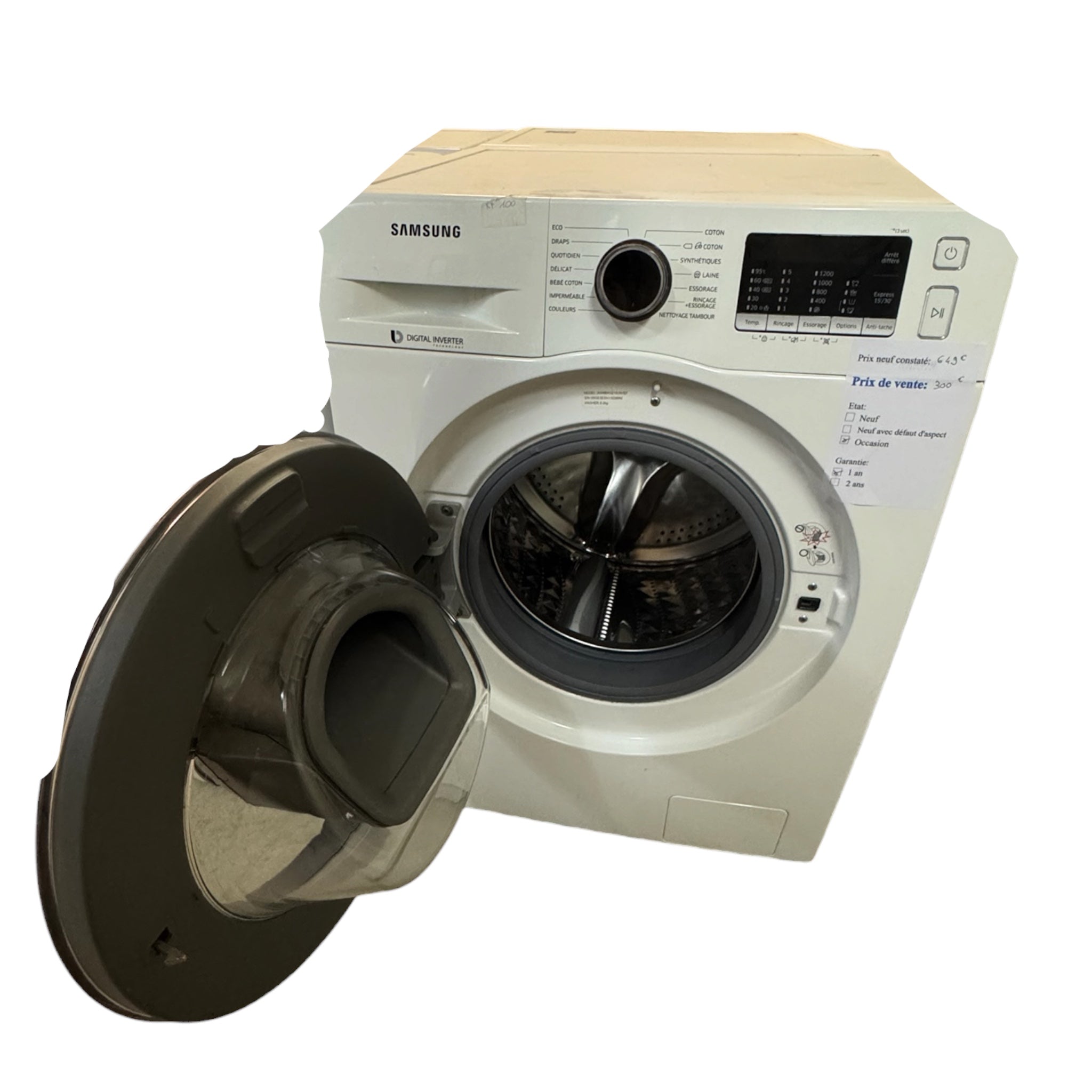 Lave linge Samsung 8kg WW8BK5210UW/EF