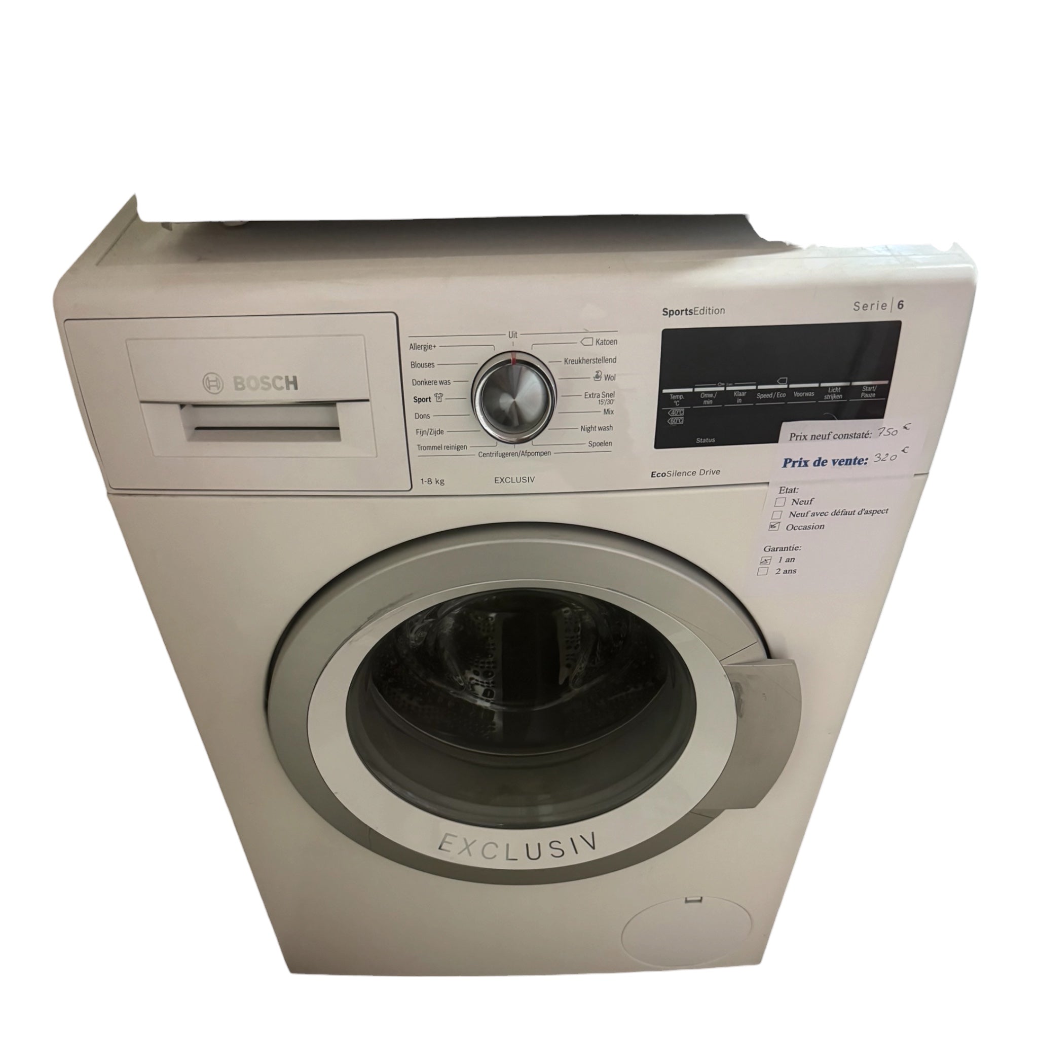 Lave linge Bosch 8kg WAT28490NL/20