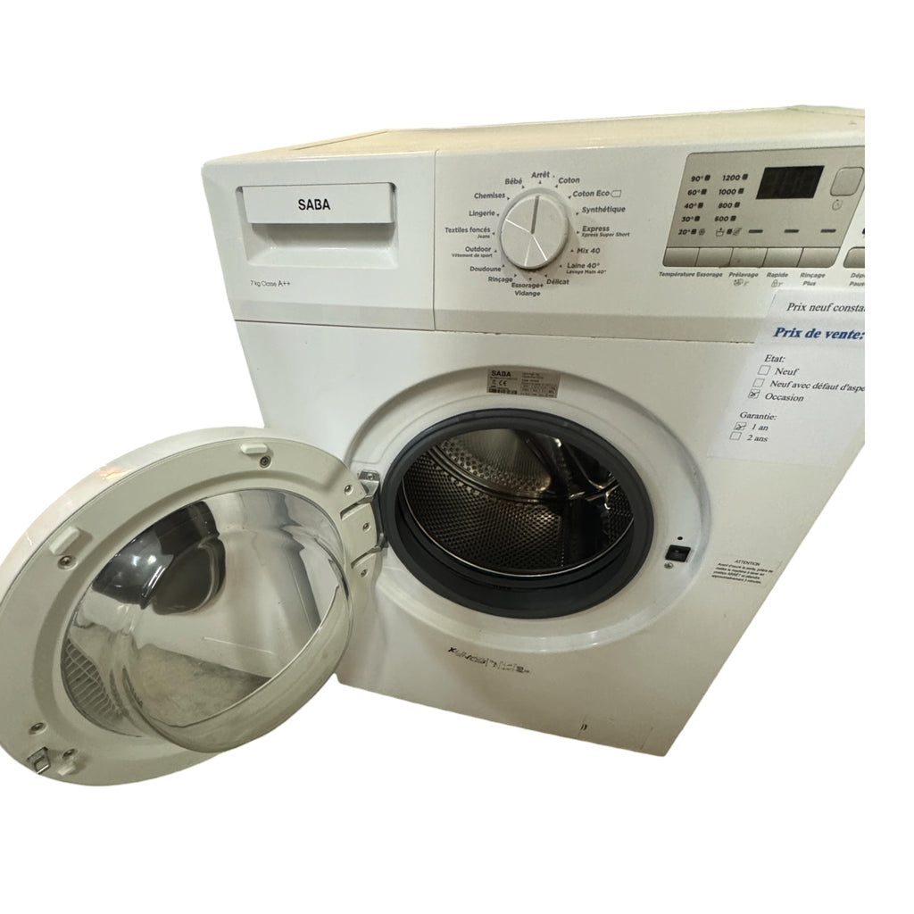 Lave linge 7kg Saba LFS712BE17W