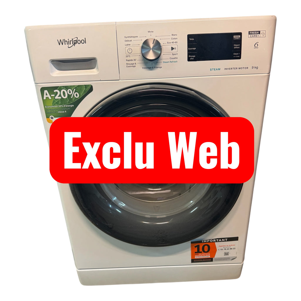 Lave Linge Whirlpool 9kg Neuf FFBP 9489 BV FR