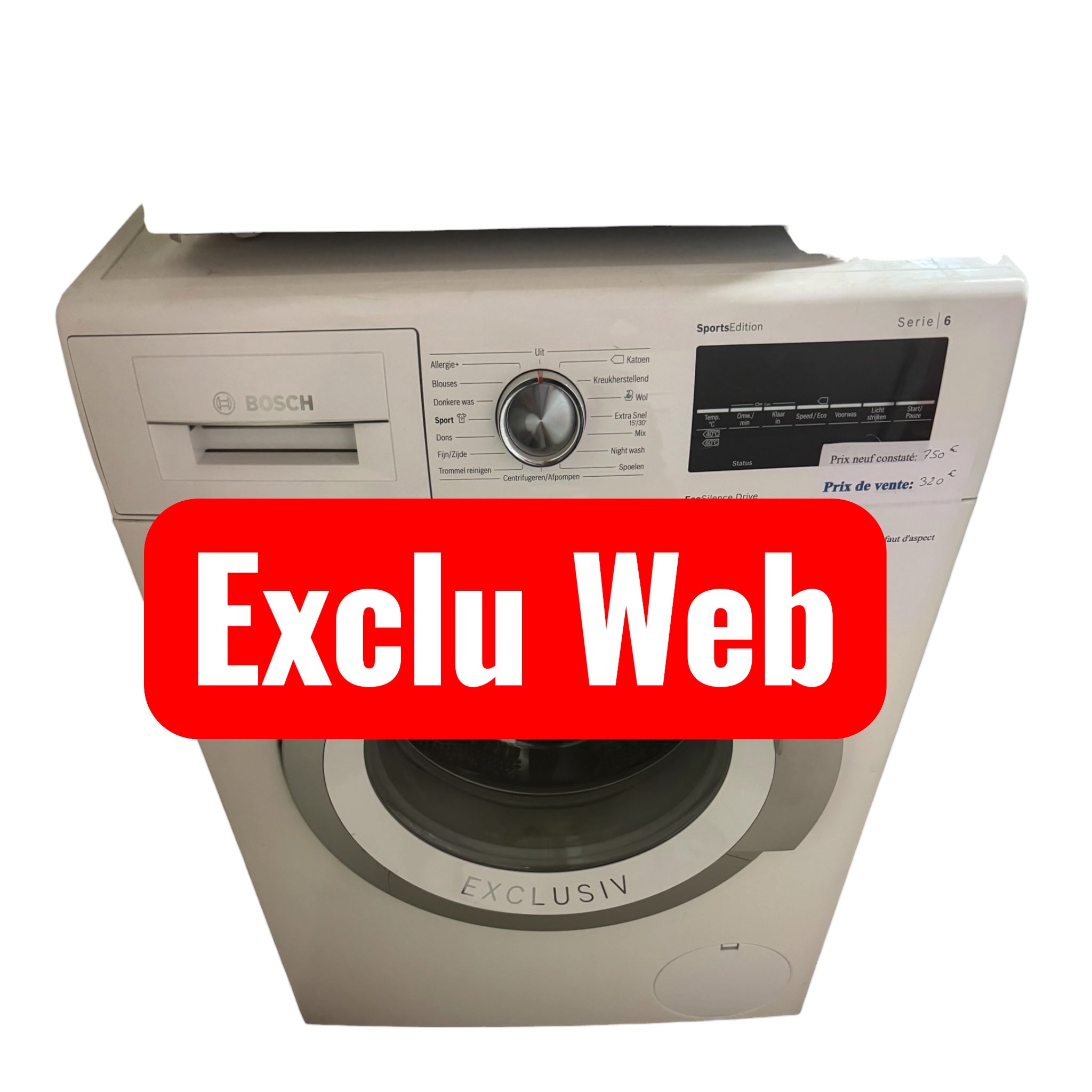 Lave linge Bosch 8kg WAT28490NL/20