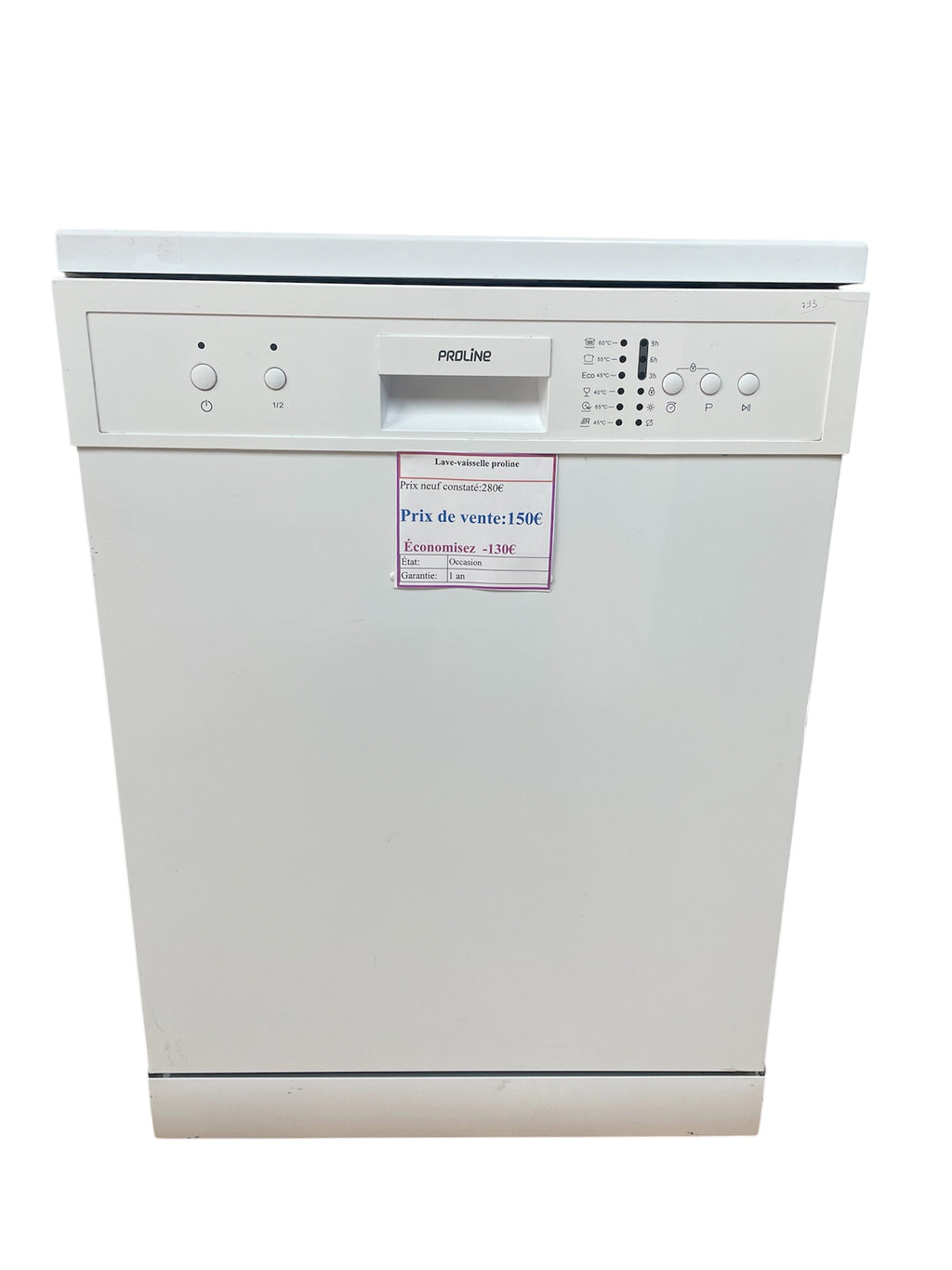Lave-vaisselle Proline DW486WHITE