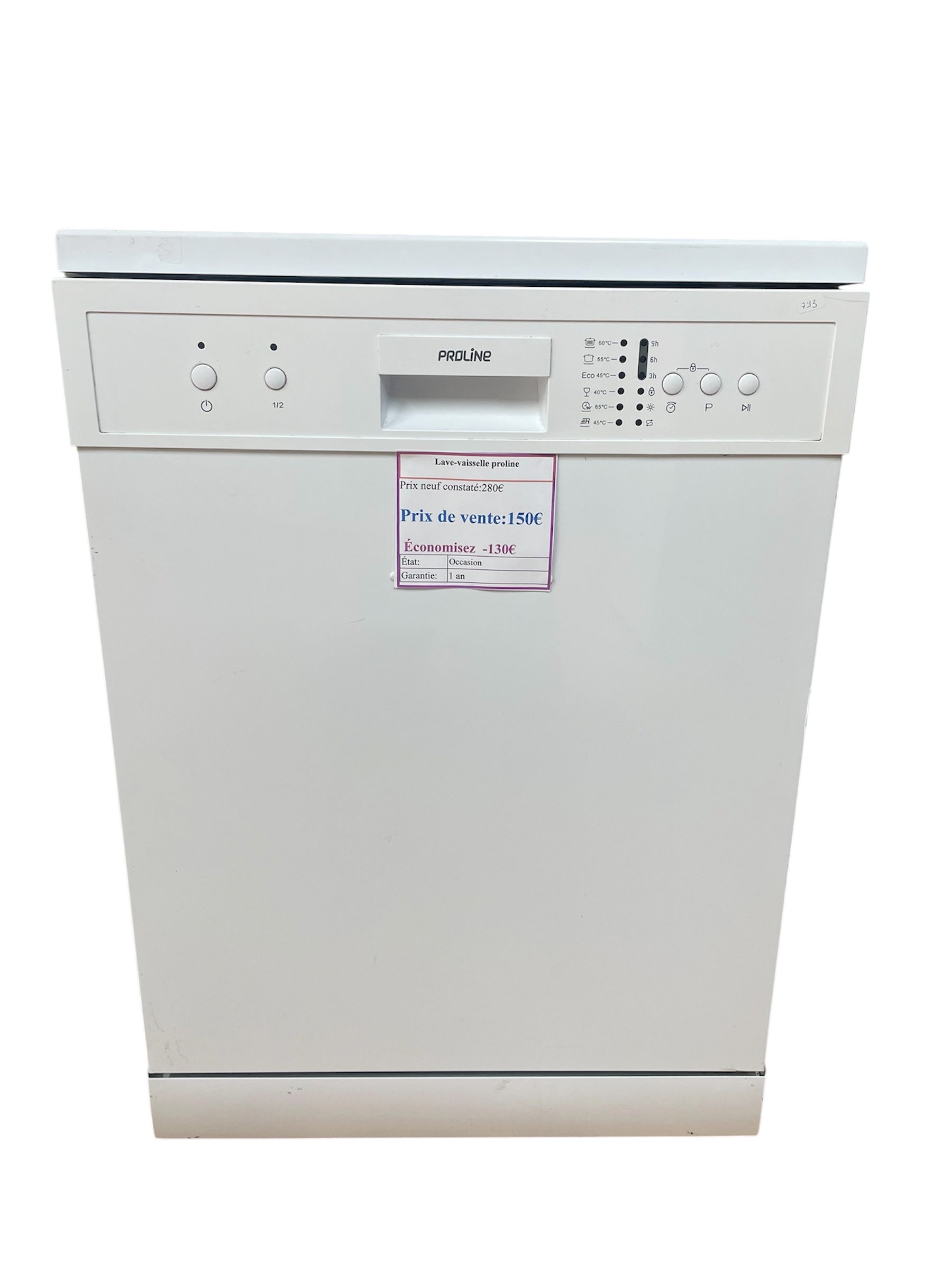 Lave-vaisselle Proline DW486WHITE