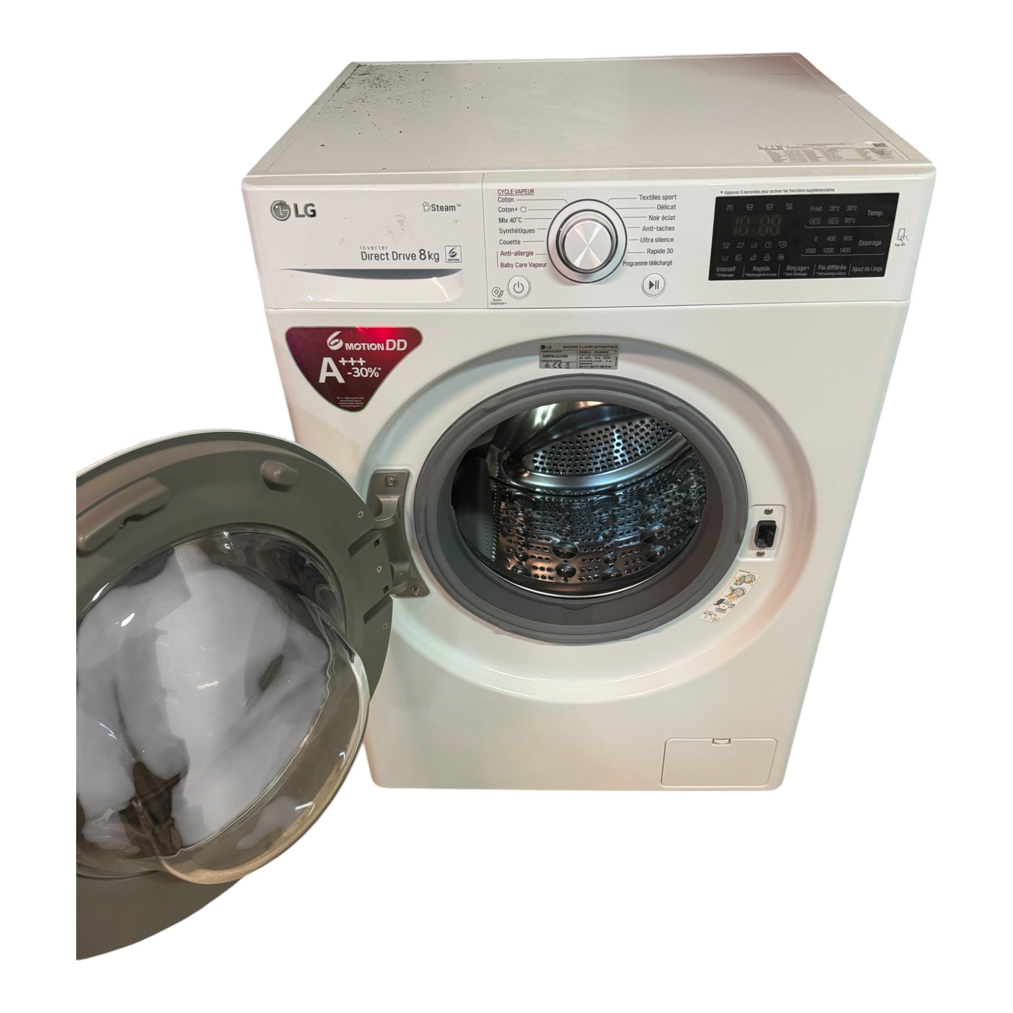 Lave linge LG F84J60WHS
