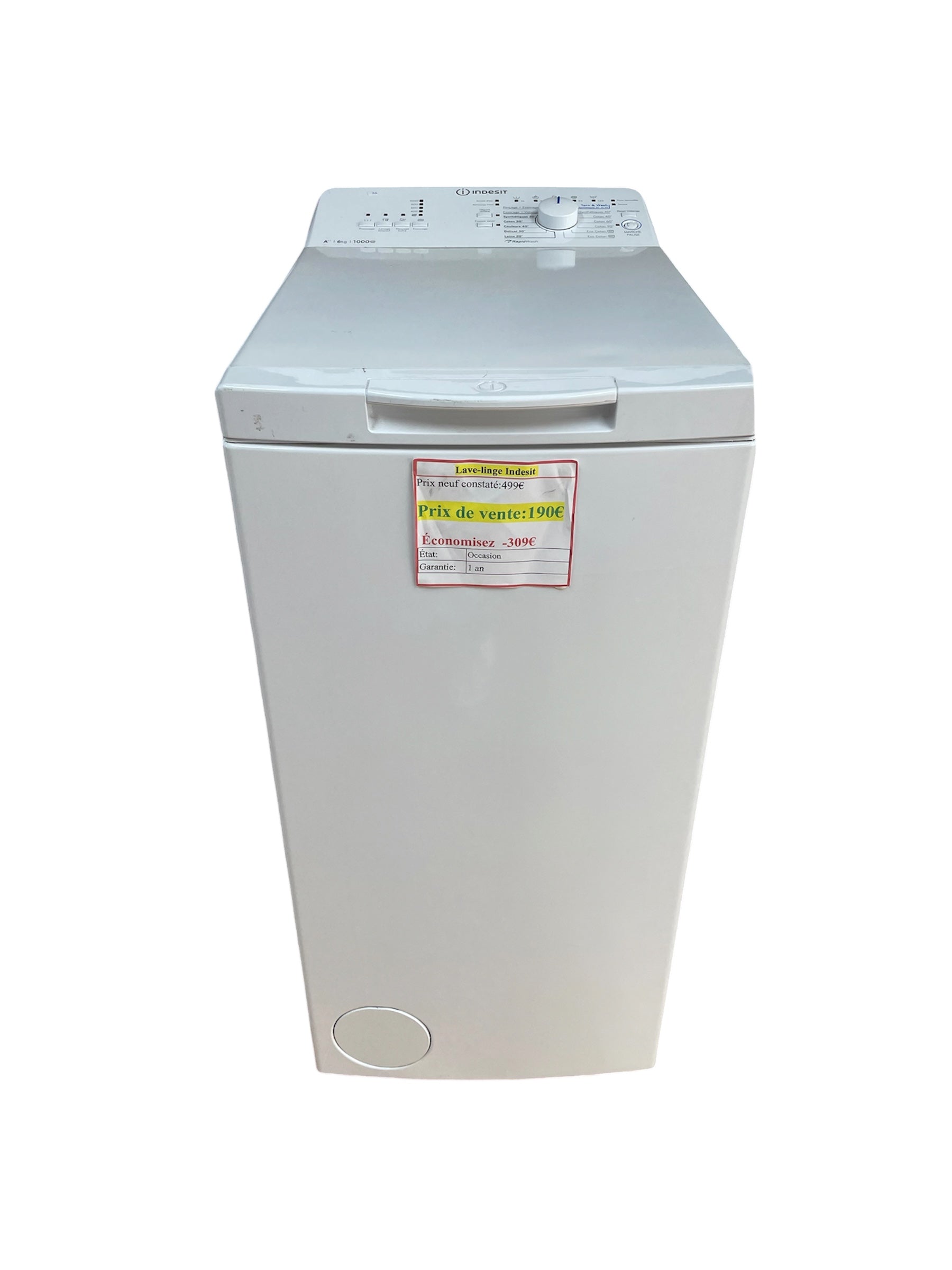 Lave-linge Indesit 6kg BTWA61052