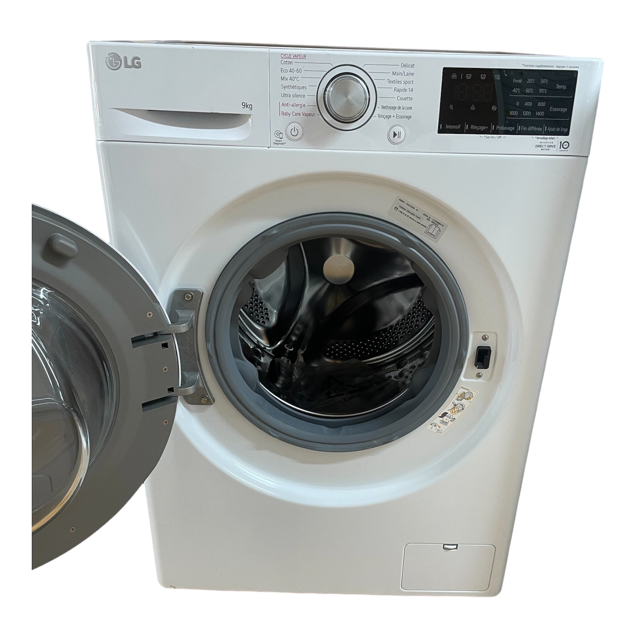 Lave-linge LG 9kg F94V37WHS