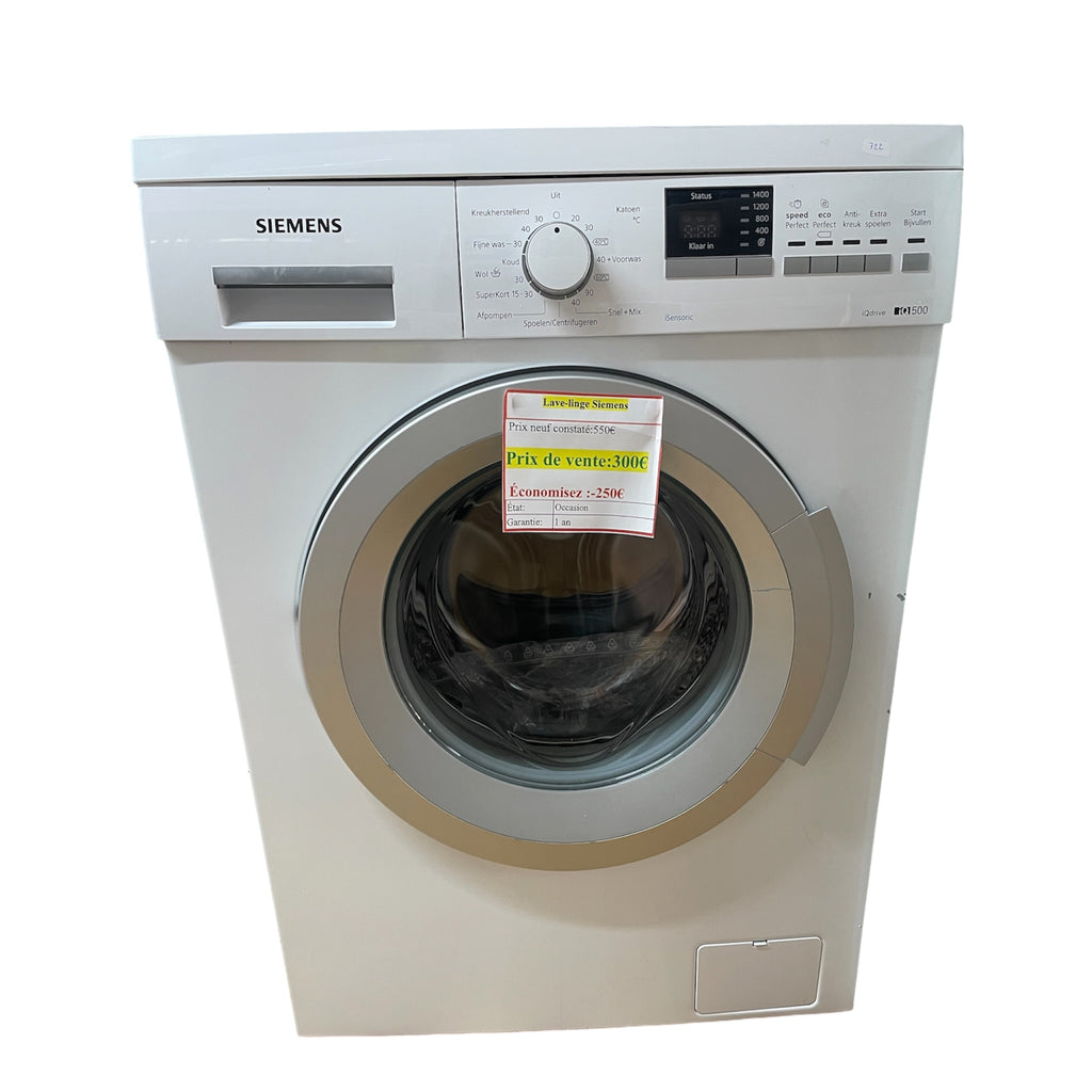 Lave-linge Siemens 7kg WM14Q363NL