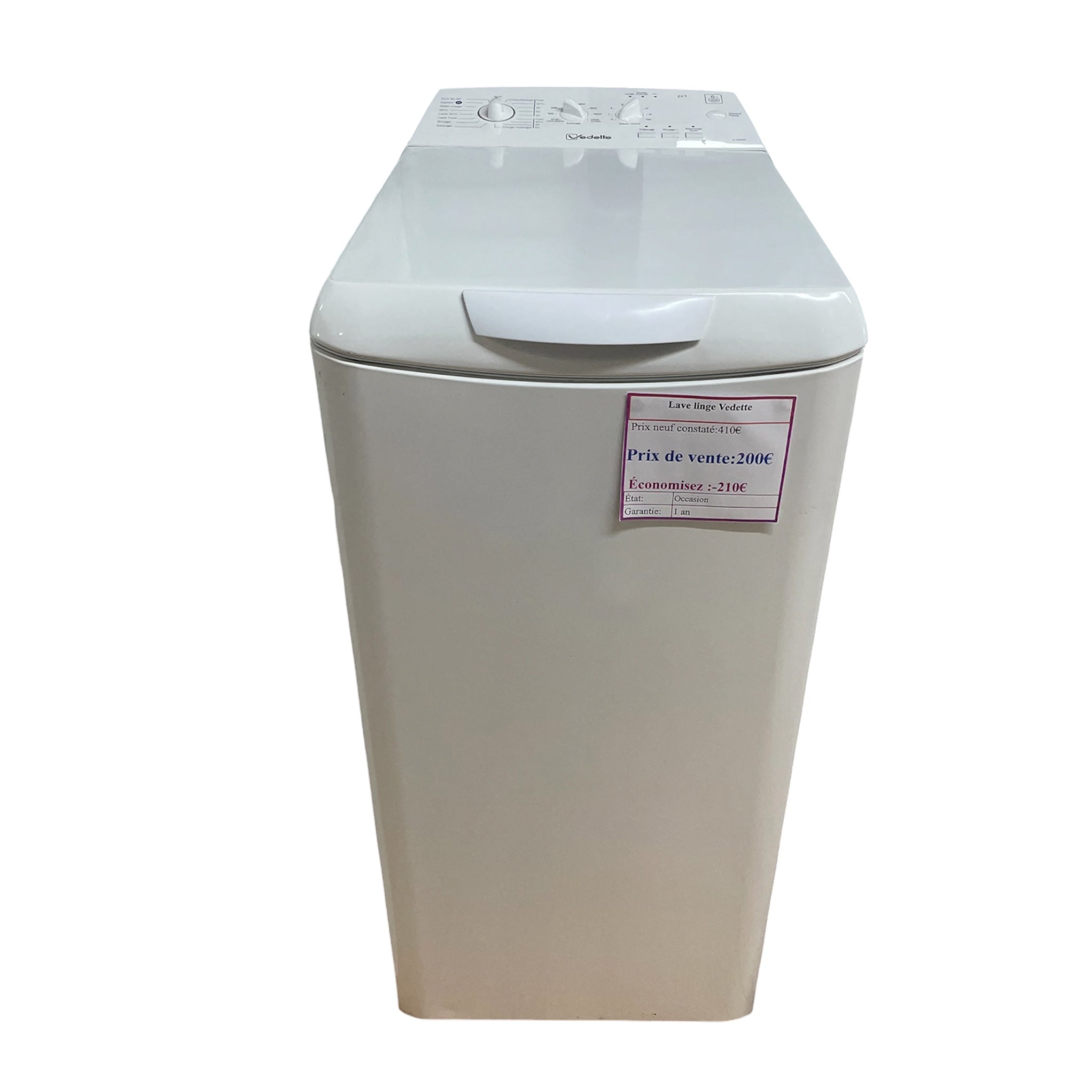 Lave-linge Vedette 6kg VLT612E2