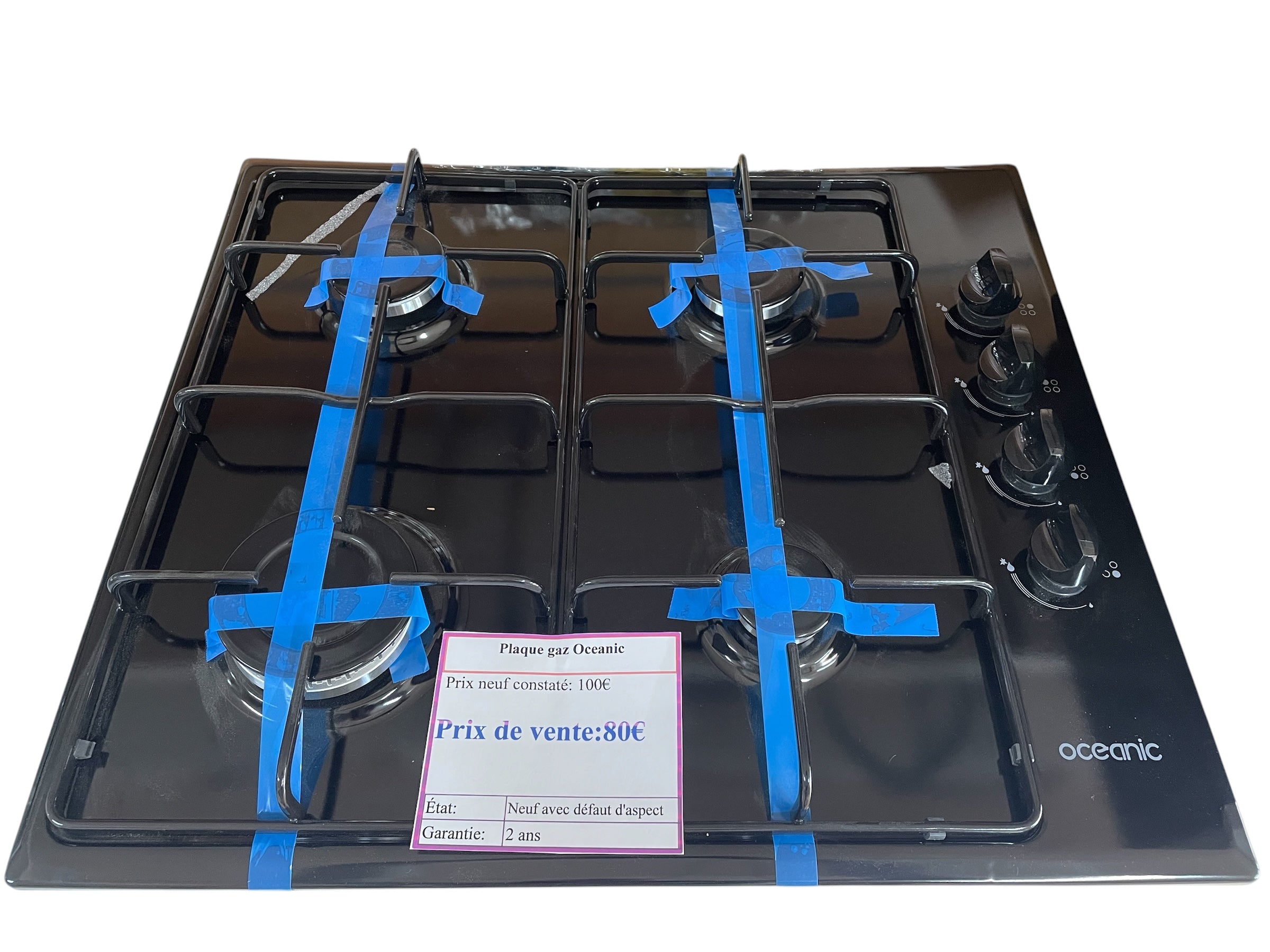 Plaque encastrable gaz Oceanic Neuf OCEACTG4EB1