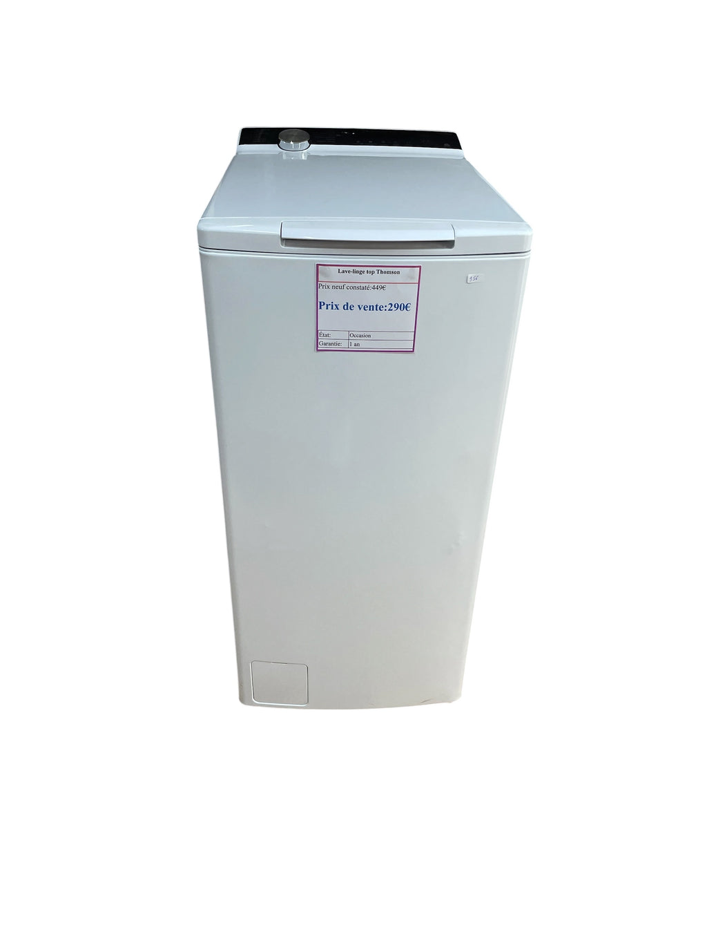 Lave linge top Thomson 8kg TOP8131A