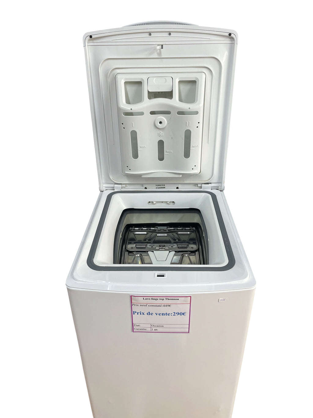 Lave linge top Thomson 8kg TOP8131A