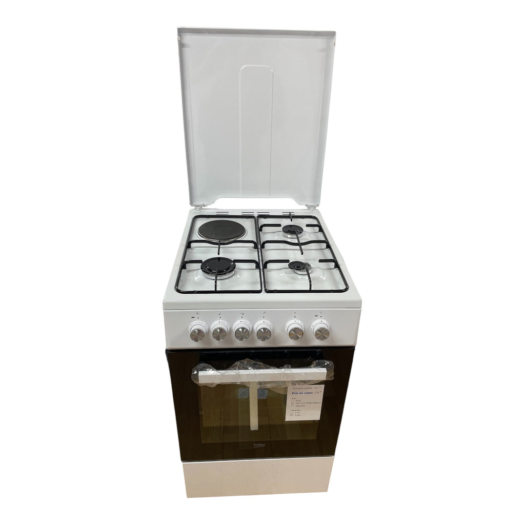 Cuisinière mixte Beko FSS53011DW Neuf
