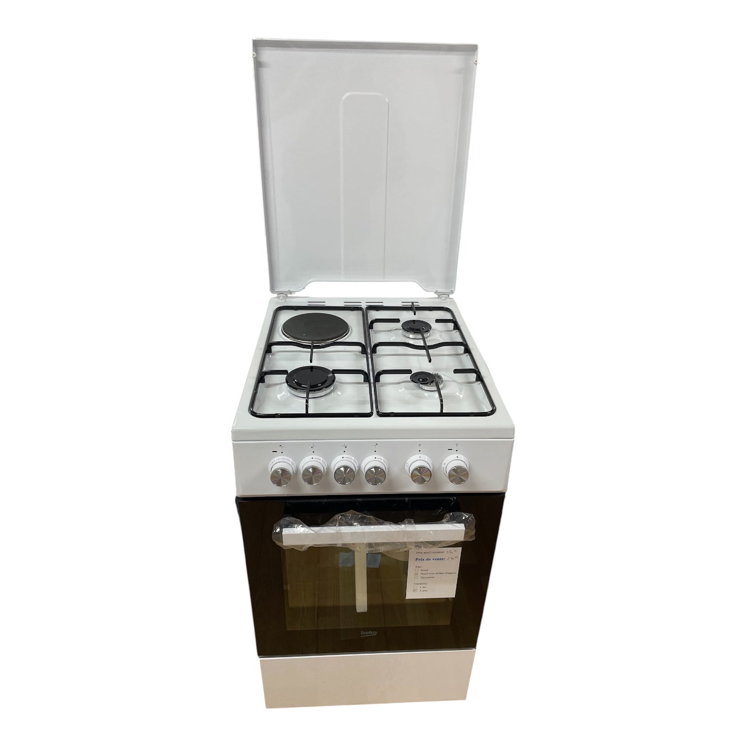 Cuisinière mixte Beko FSS53011DW Neuf