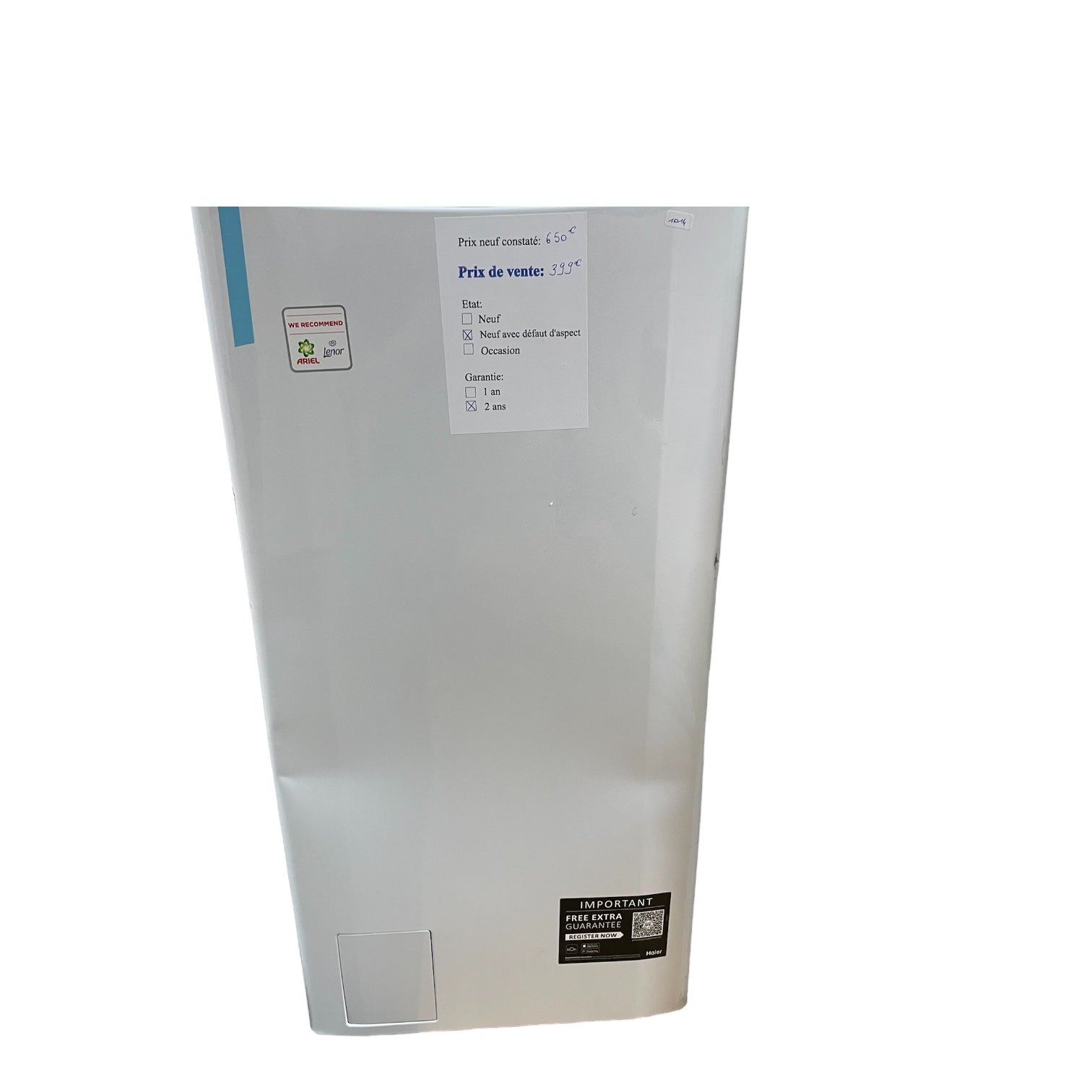 Lave linge Haier THASN2856TM4-S Neuf