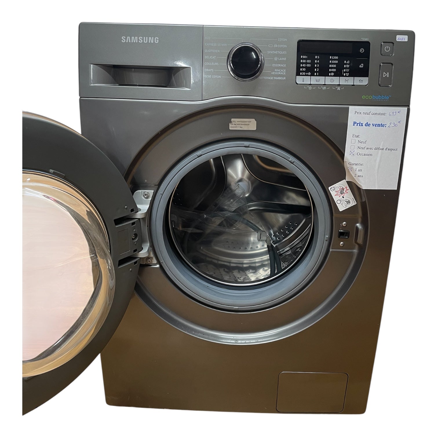 Lave linge Samsung WW70J5355FX