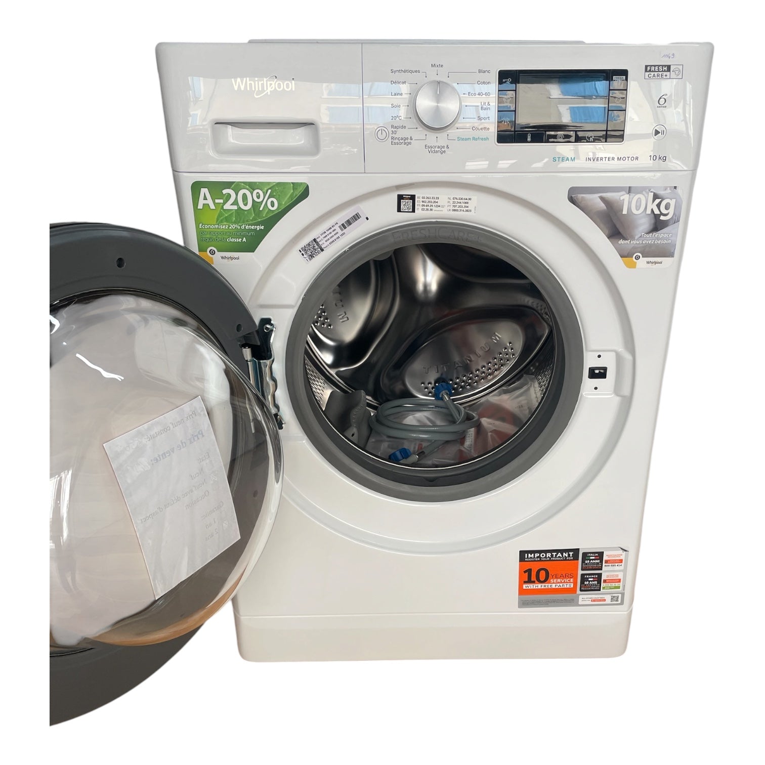 Lave linge Whirlpool FFDB10489BVFR Neuf
