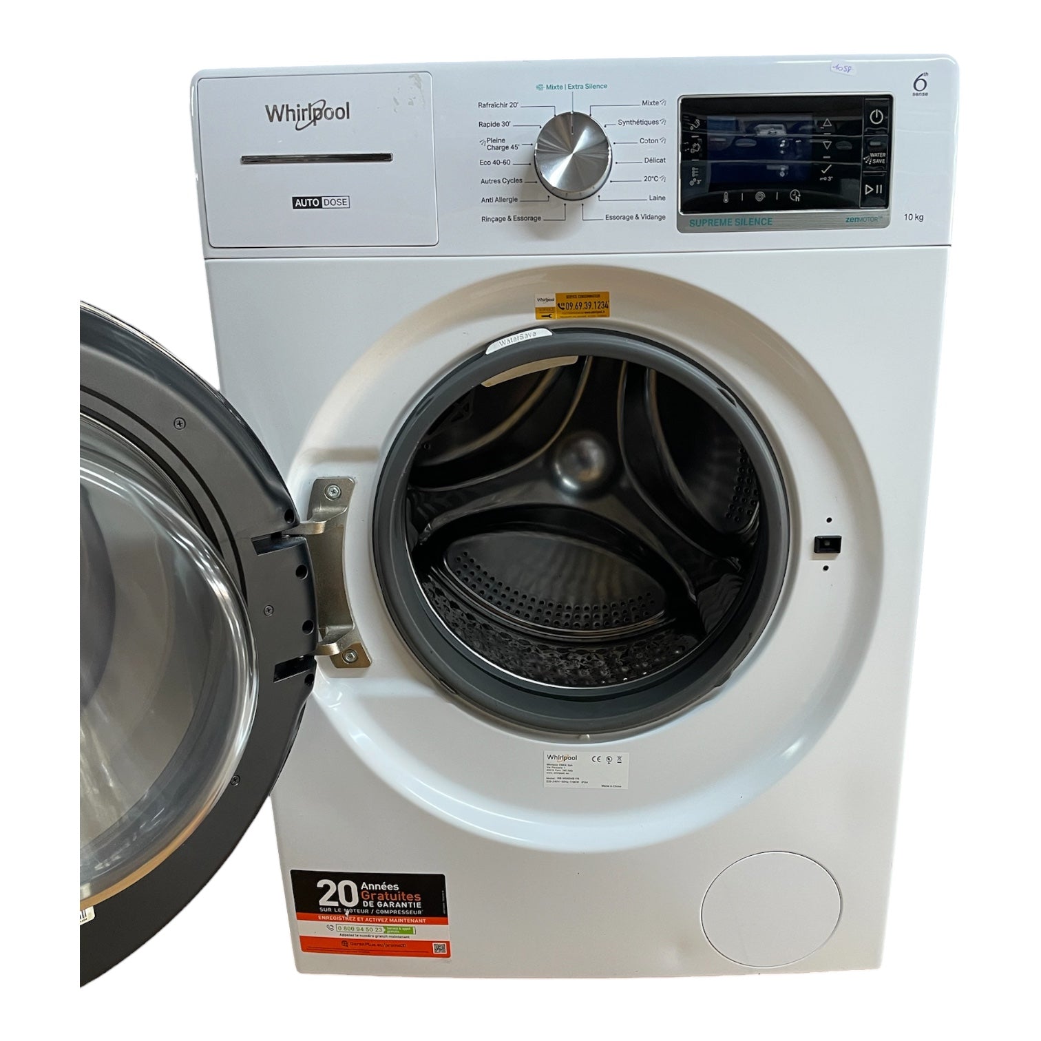 Lave linge Whirlpool W8W046WB