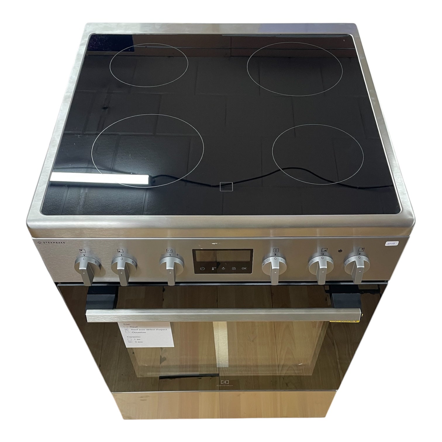 Cuisinière vitrocéramique Electrolux EKR664900X Neuf