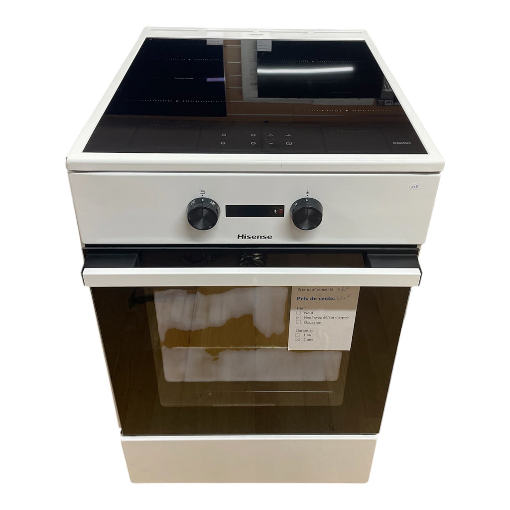 Cuisinière induction hisense HEIT5A40WG neuf