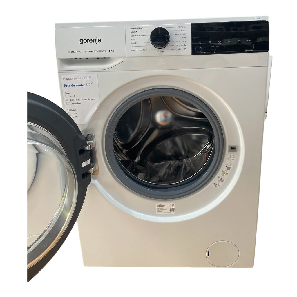 Lave linge Gorenje WNHEI74SAS neuf