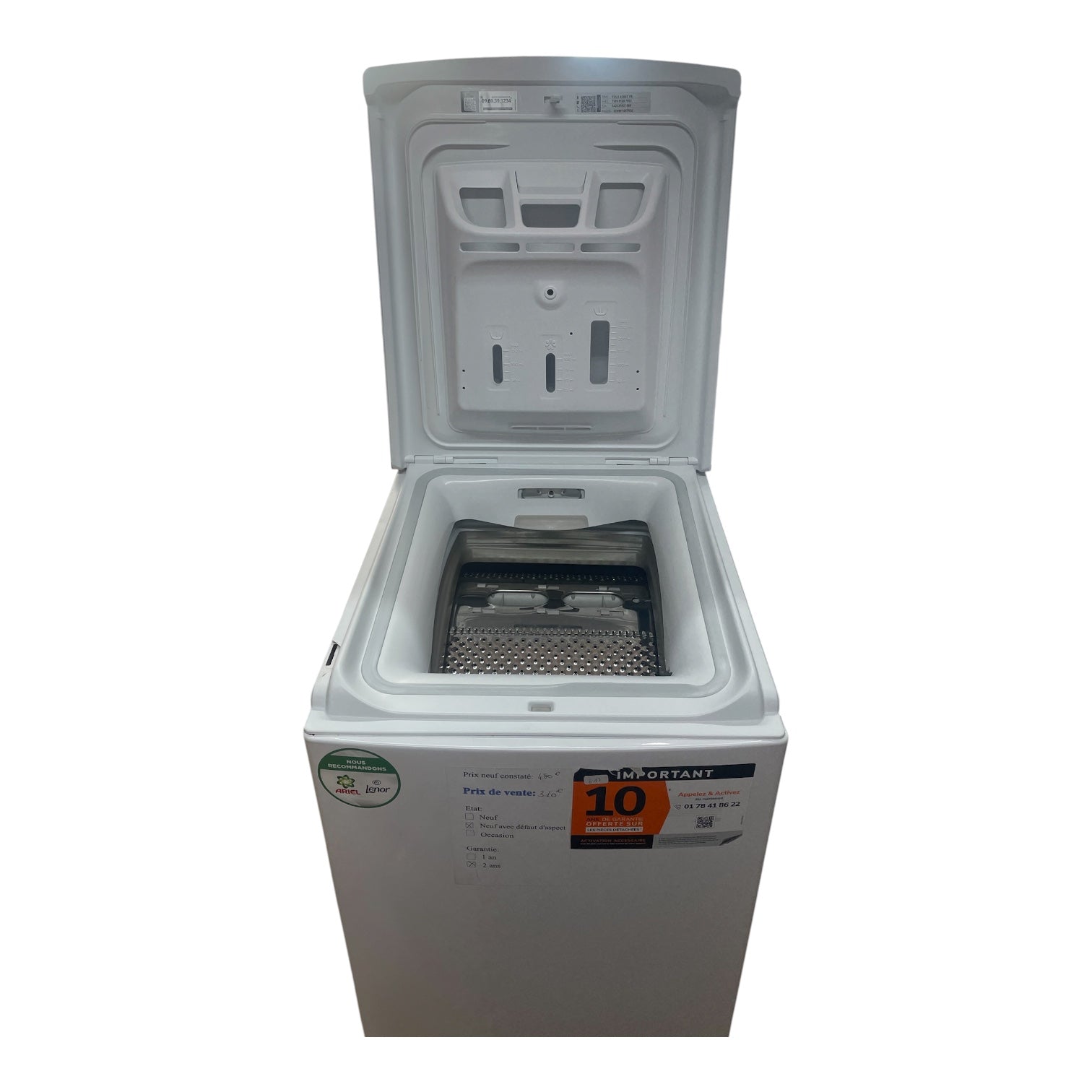 Lave linge Whirlpool TDLR62667FR Neuf