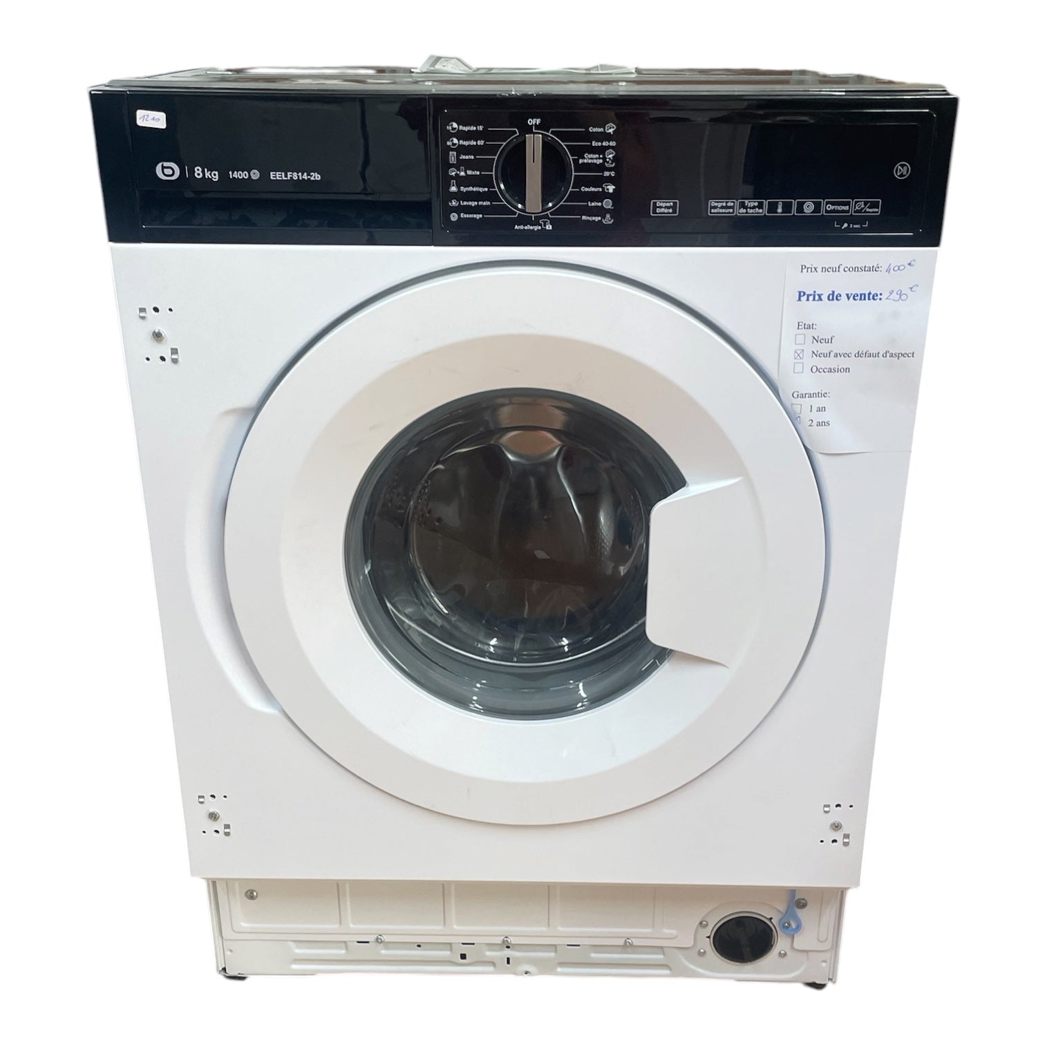 Lave linge encastrable essentiel B EELF814-2b Neuf