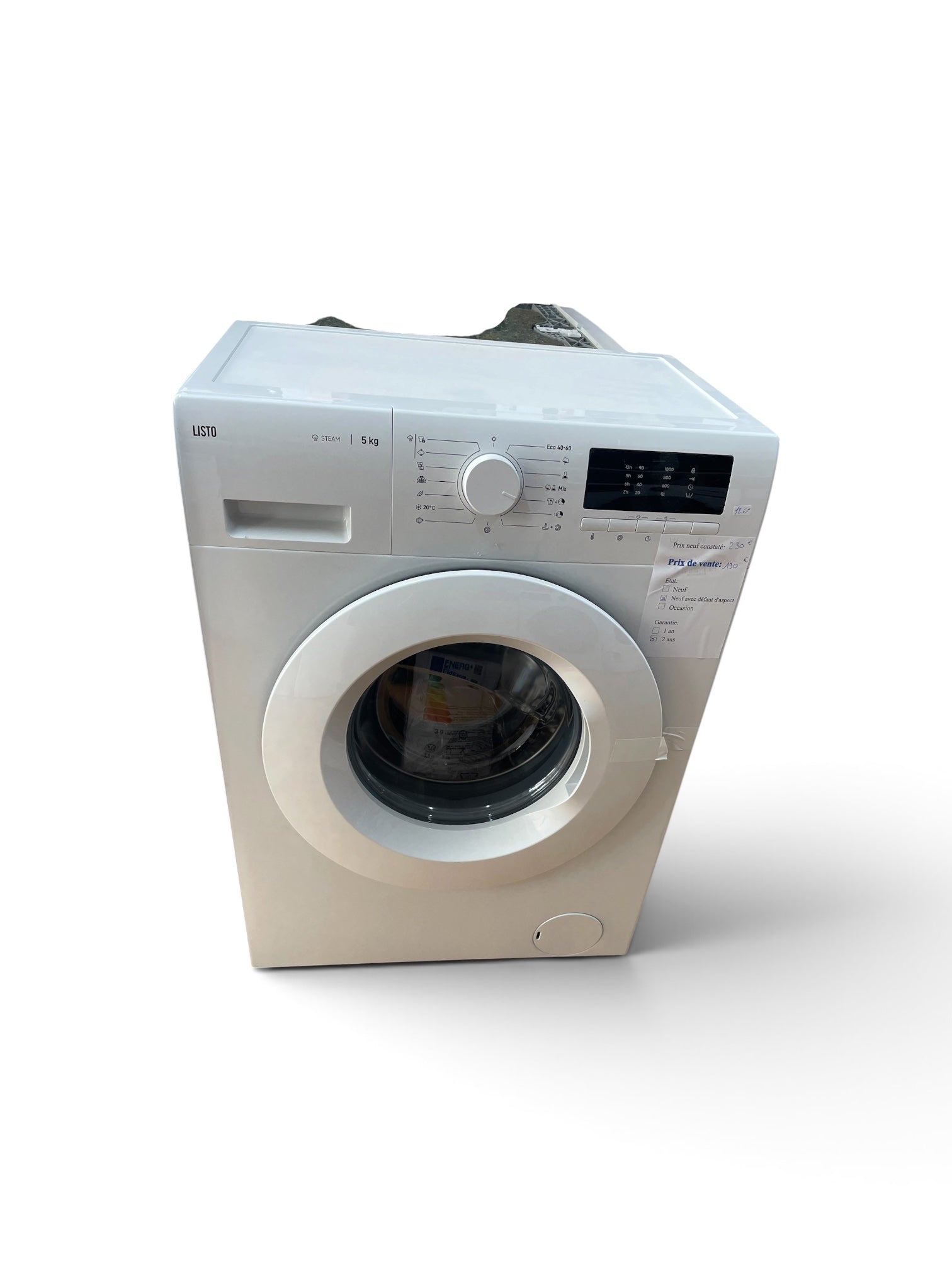 Lave linge Listo 5Kg Neuf