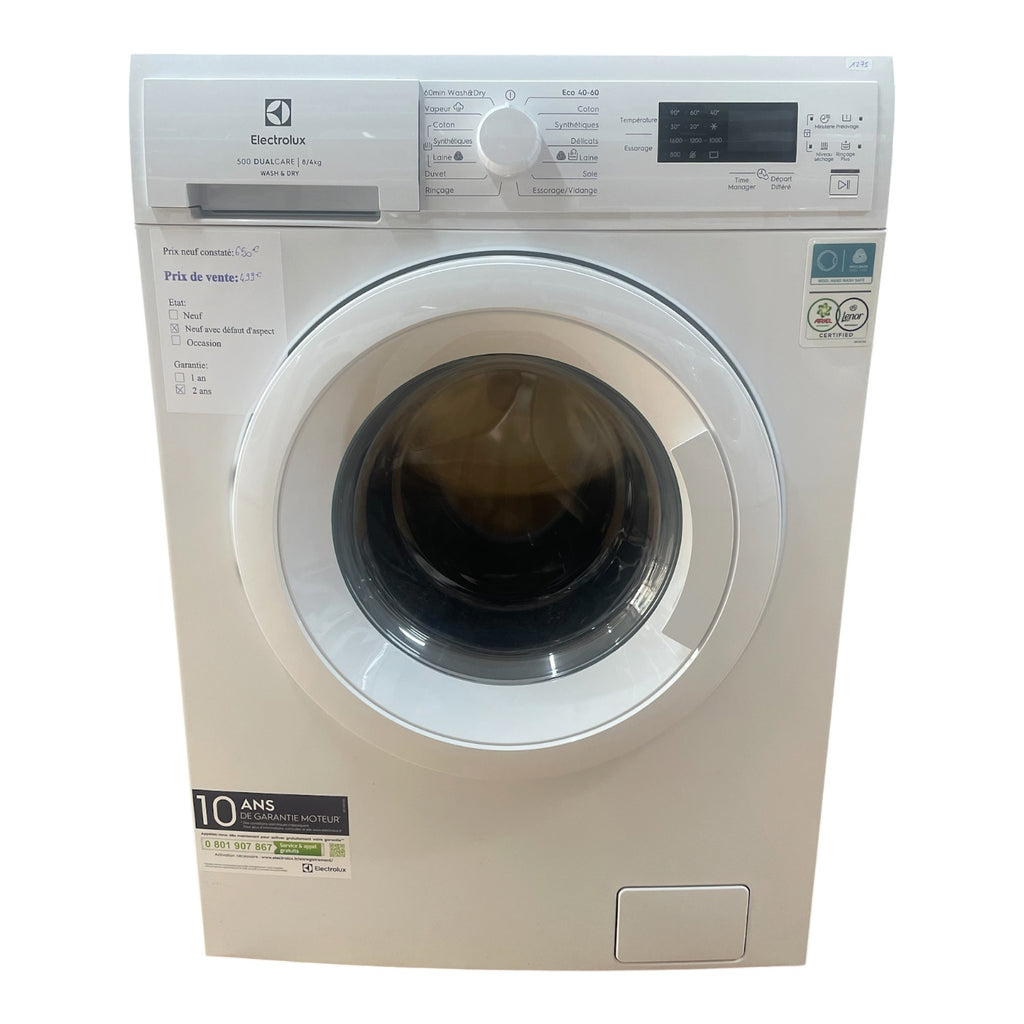 Lave linge séchant Electrolux EWW8416DB Neuf