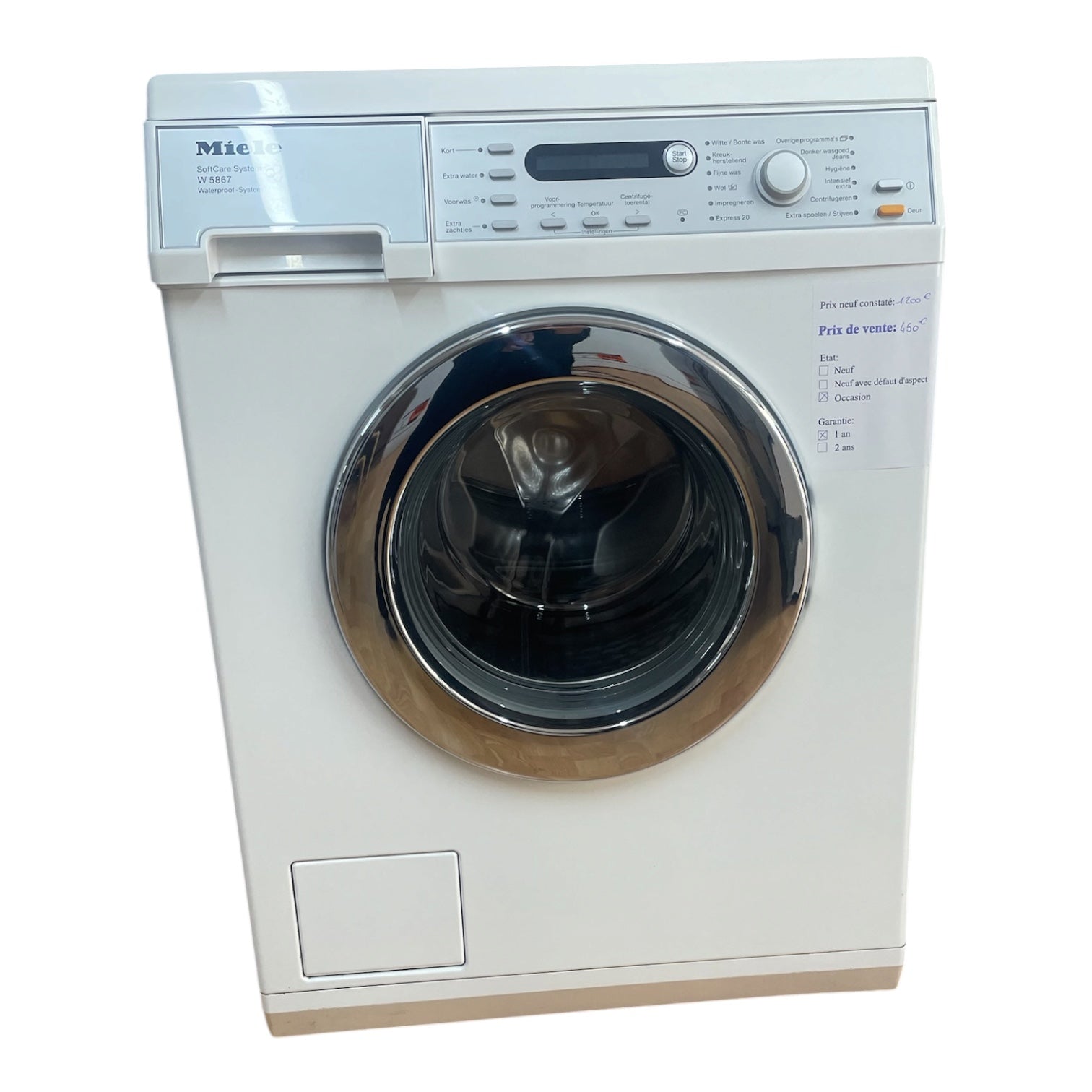 Lave linge miele W5867