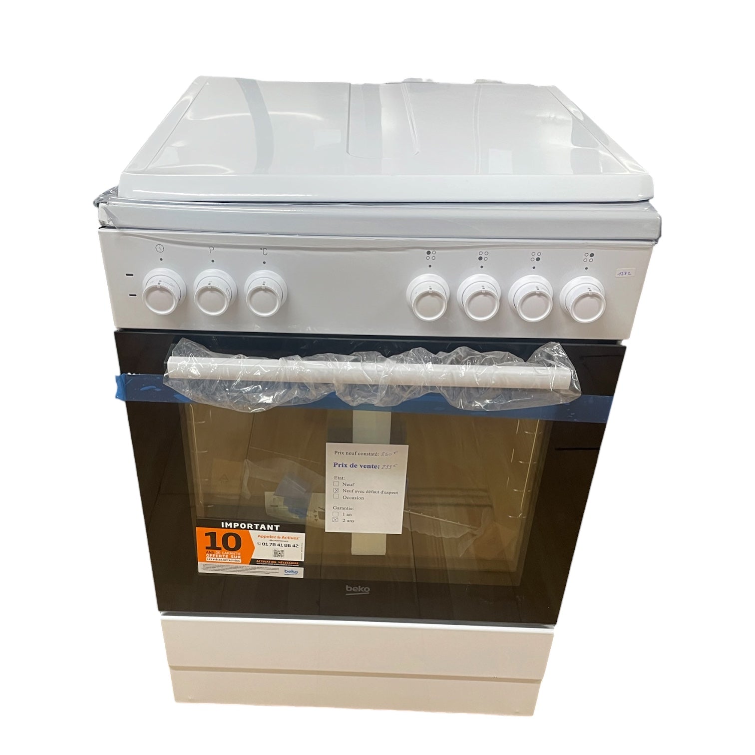 Cuisinière mixte Beko FBS63031WCS Neuf
