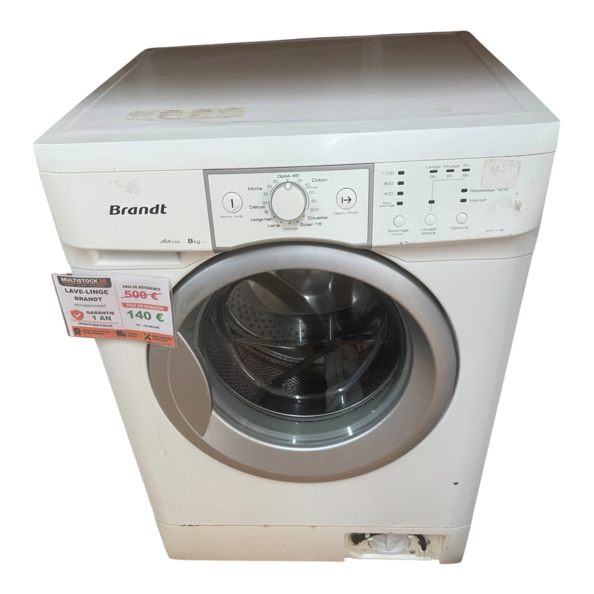 Lave linge Brandt Reconditionné WFK1118F