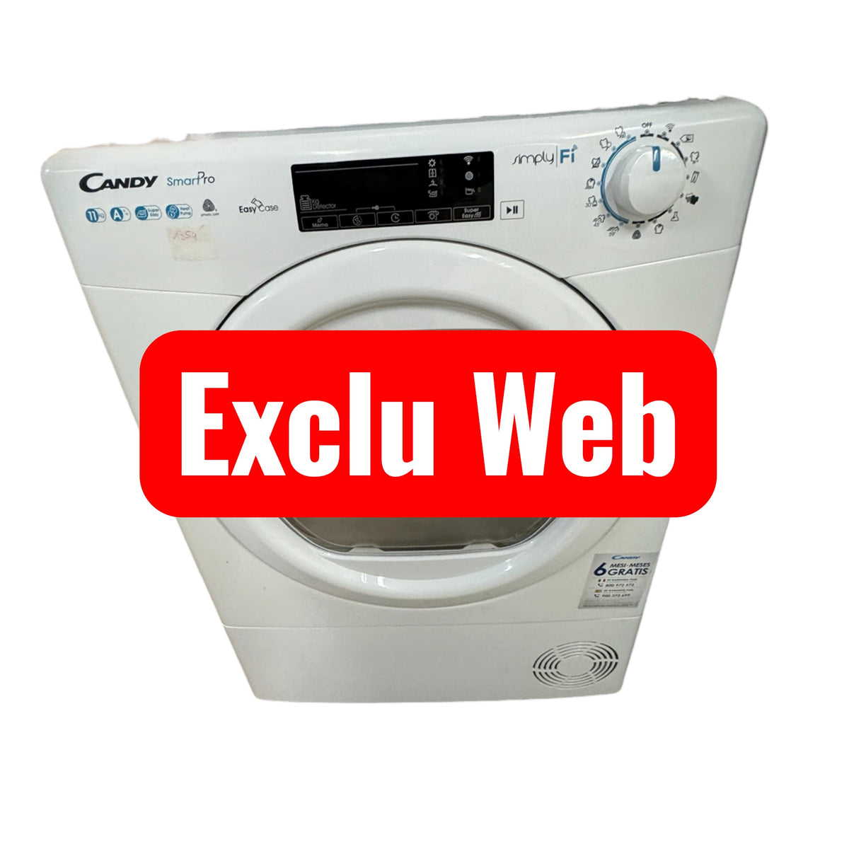 Sèche linge Candy reconditionné CSO H11A2TE-S